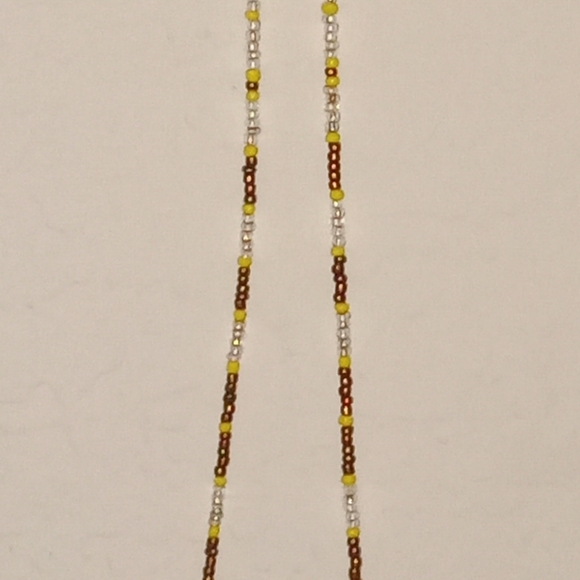 Magical Teapot Talisman in Brown and yellow emblem necklace - Picture 4 of 5